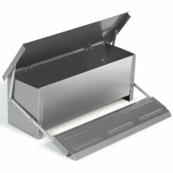 IDMARKET Mangeoire XXL Pour Poules Distributeur Automatique à Pédale En Acier 10 Kg -POULAILLER ET ÉLEVAGE DE LA BASSE-COUR Ventes 27574081 4