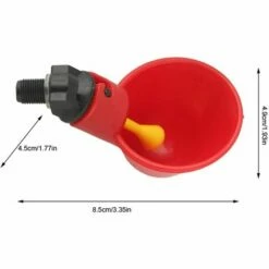 LITZEE 10PCS Coupes Buveur De Poulet Automatique - Tasses À Boire D'eau De Volaille, Buveur En Plastique Buveur, Poulet Nourrisseur Oiseau Coop Coopérative, For Poulet Poulet -POULAILLER ET ÉLEVAGE DE LA BASSE-COUR Ventes 28070465 3