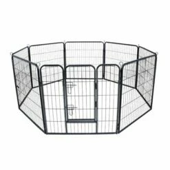 WILTEC Enclos Parc Extérieur Pour Chien Et Chat Grillage Barrière Protection Animaux Domestiques M 210x80cm