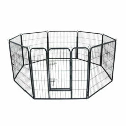 WILTEC Enclos Parc Extérieur Chien Et Chat Grillage Barrière Protection Animaux Domestiques L 210x100cm