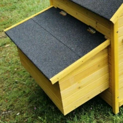 POULAILLER DIRECT Pondoir Supplémentaire Pour Poulailler Bassette Xl Toit Noir - Noir