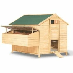 TERRE JARDIN Grand Poulailler En Bois Avec Quadruple Pondoir -POULAILLER ET ÉLEVAGE DE LA BASSE-COUR Ventes 29531007 3