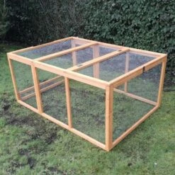 CHEMIN DES POULAILLERS Parc Grillagé Pour Poulailler Farmer L Et Xl Bois Fsc