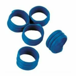 KERBL FRANCE Bague D'identification Volailles 16mm Bleu - Lot De 20 Pièces