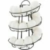 BETTERLIFE Distributeur à œufs Rangement Façon Spirale, En Métal Fer Support à Oeufs Spirale Oeufs Presentoir De Cuisine, Pour 24 œufs (Noir)