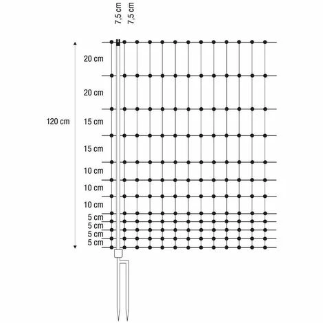 HORIZONT Filet Volaille Non électrifié 25m, H 1.2m - Vert 3 HORIZONT Filet Volaille Non électrifié 25m, H 1.2m - Vert – Image 3