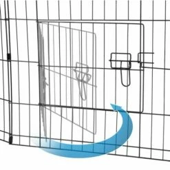 ECD GERMANY Enclos Extérieur Cage Clapier Pour Petits Animaux Revêtement Métal 124 X 61 Cm -POULAILLER ET ÉLEVAGE DE LA BASSE-COUR Ventes 31650247 3