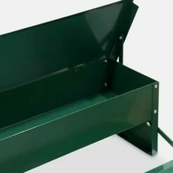 ALICE'S GARDEN Mangeoire Automatique Pour Poules - Distributeur à Pédale - Capacité De 5kg - Acier Galvanisé - Vert -POULAILLER ET ÉLEVAGE DE LA BASSE-COUR Ventes 32716287 3