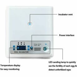 MERKMAK Incubateur Oeufs Couveuse A Oeuf Automatique Pour Volaille, Caille, Oie Canard, Pigeon, Reptile - 16 Oeufs -POULAILLER ET ÉLEVAGE DE LA BASSE-COUR Ventes 33768962 3