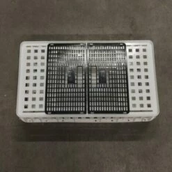 POULAILLER DIRECT Cage De Transport Volaille Conique 80x50x30cm 1 Porte Noire Et Blanche - Blanc 9 POULAILLER DIRECT Cage De Transport Volaille Conique 80x50x30cm 1 Porte Noire Et Blanche - Blanc -POULAILLER ET ÉLEVAGE DE LA BASSE-COUR Ventes 35362102 5