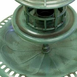 TERRE JARDIN Fontaine Abreuvoir à Oiseaux Sur Pied Avec Lampe Solaire Et Mangeoire -POULAILLER ET ÉLEVAGE DE LA BASSE-COUR Ventes 36511 3