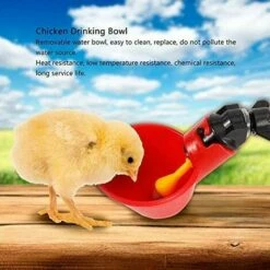 BETTERLIFE 5 Pcs En Abreuvoir Poules, Tasses Automatiques Automatique Chicken Acier Inoxydable Eau Côté Horizontal Mamelons Poulet Volaille Lapin Buveur Abreuvoir Nipple (Bol à Eau à Vis Fixe) -POULAILLER ET ÉLEVAGE DE LA BASSE-COUR Ventes 37833862 5