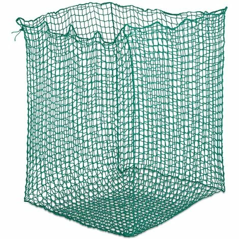 WIESENFIELD Grand Filet À Foin Rond Nourriture Chevaux Poneys PP 1,4x1,4x1,6 M Mailles 4,5cm - Noir, Blanc, Vert 1 WIESENFIELD Grand Filet À Foin Rond Nourriture Chevaux Poneys PP 1,4x1,4x1,6 M Mailles 4,5cm - Noir, Blanc, Vert