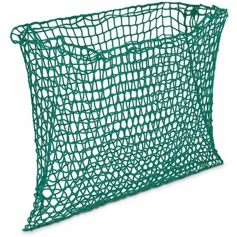 WIESENFIELD Grand Filet À Foin Sac Poche Nourriture Chevaux Poneys PP 1,5x0,9m Mailles 4,5cm - Argent, Noir -POULAILLER ET ÉLEVAGE DE LA BASSE-COUR Ventes 38698108 1