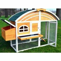 BB-LOISIRCD Poulailler En Bois Pour Jardin 200x70x120 Cm Modele 127 Cocorico -POULAILLER ET ÉLEVAGE DE LA BASSE-COUR Ventes 39197259 4