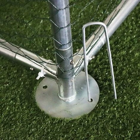 ALICE'S GARDEN Enclos Pour Poulailler 6m² En Acier Galvanisé. Toit Imperméable Et Anti UV. Porte Avec Loquet. 3x2m 6 M² 5 ALICE'S GARDEN Enclos Pour Poulailler 6m² En Acier Galvanisé. Toit Imperméable Et Anti UV. Porte Avec Loquet. 3x2m 6 M² – Image 5