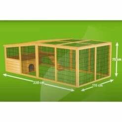 KERBL Enclos Extérieur Pour Petits Animaux Avec Dispositif Anti-fugue Naturel - Naturel -POULAILLER ET ÉLEVAGE DE LA BASSE-COUR Ventes 4161307 3