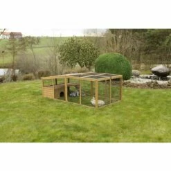 KERBL Enclos Extérieur Pour Petits Animaux Avec Dispositif Anti-fugue Naturel - Naturel -POULAILLER ET ÉLEVAGE DE LA BASSE-COUR Ventes 4161307 4