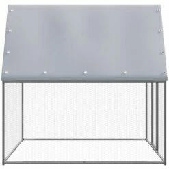 VidaXL Poulailler D'extérieur 2x2x2 M Acier Galvanisé - Argent 7 VidaXL Poulailler D'extérieur 2x2x2 M Acier Galvanisé - Argent -POULAILLER ET ÉLEVAGE DE LA BASSE-COUR Ventes 42448299 3