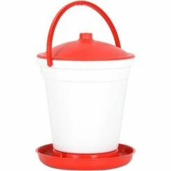 VidaXL Abreuvoir Automatique Pour Volailles 18 L - Rouge