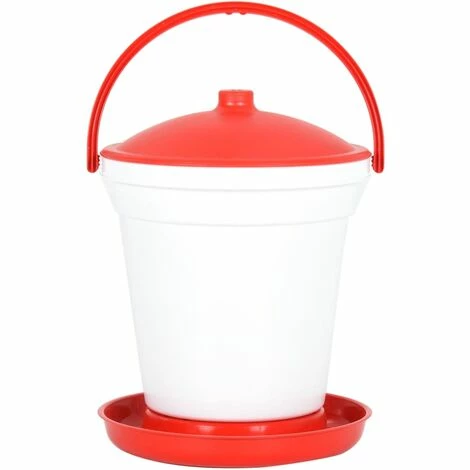 VidaXL Abreuvoir Automatique Pour Volailles 18 L - Rouge 2 VidaXL Abreuvoir Automatique Pour Volailles 18 L - Rouge – Image 2