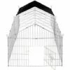 MUCOLA Enceinte D'extérieur Avec Parasol Enceinte Pour Animaux Enceinte D'extérieur Enceinte D'extérieur Cage Pour Lapins Enceinte Pour Clapier à Lapins