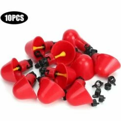 TANABATA Breuvoir De Poulet, 10 PCS Automatique Pour Volaille Distributeurs D'eau Automatique Avec Tasses D'arrosage Pour Poulailler Poulet Canard Volaille Abreuvoir Mangeoire -POULAILLER ET ÉLEVAGE DE LA BASSE-COUR Ventes 44322339 3