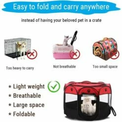 BRIDAY Parc Portable Pliable Pour Animaux De Compagnie, Doux, Respirant Et Confortable, Parc Pour Chien D'exercice Et De Jeu 27,77 X 17,72 Pouces 8 BRIDAY Parc Portable Pliable Pour Animaux De Compagnie, Doux, Respirant Et Confortable, Parc Pour Chien D'exercice Et De Jeu 27,77 X 17,72 Pouces -POULAILLER ET ÉLEVAGE DE LA BASSE-COUR Ventes 44497281 4