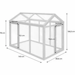 ALICE'S GARDEN Enclos Pour Poulailler En Bois CHABO, 6 Poules, Parc Grillagé Pour Poules, Extension - Bois -POULAILLER ET ÉLEVAGE DE LA BASSE-COUR Ventes 44639204 4