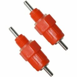 Eau Tetine Poulet Alimentateur Fournitures De Volaille Poule Vis Dans Le Style 5.2*1.5cm Fontainebleau 6Pcs Rouge -POULAILLER ET ÉLEVAGE DE LA BASSE-COUR Ventes 45292827 3