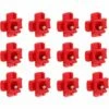 Tétine à Eau De Volaille, Abreuvoir Automatique Pour Tétine De Poulet Avec Montage Latéral Horizontal Fontainebleau 12Pcs Rouge