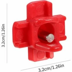 Tétine à Eau De Volaille, Abreuvoir Automatique Pour Tétine De Poulet Avec Montage Latéral Horizontal Fontainebleau 12Pcs Rouge -POULAILLER ET ÉLEVAGE DE LA BASSE-COUR Ventes 45292969 4