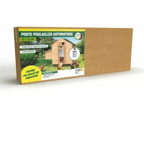 TERRE JARDIN Porte De Poulailler Automatique Programmable 5 TERRE JARDIN Porte De Poulailler Automatique Programmable – Image 5