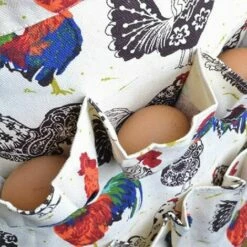 BRIDAY Tablier De Collecte D'œufs, 12 Poches Pour Poule Avec Imprimé Coq De Poule Et œufs En Toile, Support Pour Poules -POULAILLER ET ÉLEVAGE DE LA BASSE-COUR Ventes 45789071 5