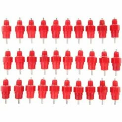 VERSAILLESFR 2 Pcs Eau Tetine Poulet Alimentateur Fournitures De Volaille Poule Vis Dans Le Style -Versailles -POULAILLER ET ÉLEVAGE DE LA BASSE-COUR Ventes 45968163 5