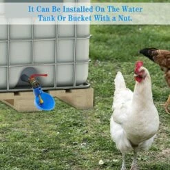 VERSAILLESFR Volaille Tasse à Boire Automatique En Plastique Distributeur D'Eau De Poulet，Abreuvoir Pour Poules Poulailler Volaille Oiseau Coupes Buveur -Versailles -POULAILLER ET ÉLEVAGE DE LA BASSE-COUR Ventes 45968180 3