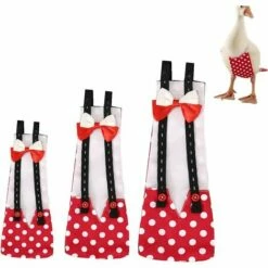 Kueatily Couche D'oie De Canard De Poulet (L, Rouge)