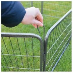 BBLOISIRAM Parc Enclos Pour Chiens Grillage Cage Clôture Intérieur Et Extérieur Hauteur 70,5cm Modèle Dog Run « M 483 » -POULAILLER ET ÉLEVAGE DE LA BASSE-COUR Ventes 47303593 5