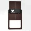 ZHUOXUAN Automatic Chicken Coop Door,Light Sensing, Evening And Morning Delayed Opening Timer（brun）