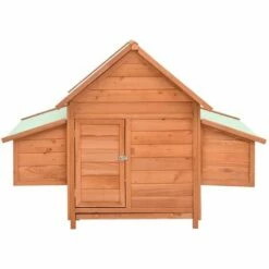 VidaXL Poulailler 152x96x110 Cm Bois De Sapin Massif - Brun -POULAILLER ET ÉLEVAGE DE LA BASSE-COUR Ventes 49609457 3
