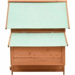 VidaXL Poulailler 152x96x110 Cm Bois De Sapin Massif - Brun -POULAILLER ET ÉLEVAGE DE LA BASSE-COUR Ventes 49609457 4