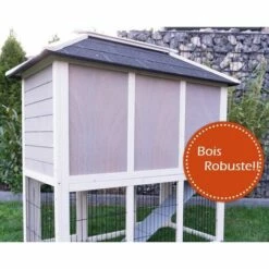 BBLOISIRCD Cage Clapier Enclos Lapin Extérieur En Bois De Haute Qualité Pour Lapins 106 X 83 X 160 Cm-Modèle 034 Villa De Ville -POULAILLER ET ÉLEVAGE DE LA BASSE-COUR Ventes 49701621 3
