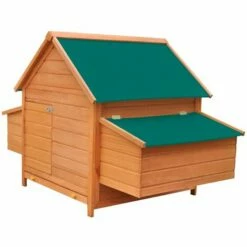 VidaXL Poulailler Bois 157x97x110 Cm - Brun -POULAILLER ET ÉLEVAGE DE LA BASSE-COUR Ventes 4993962 4