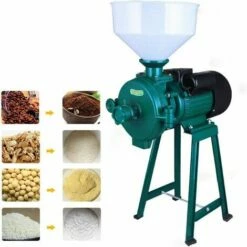 GOJOY Broyeur à Céréales électrique 1500 W 220 V, Moulin D'alimentation électrique Broyeur à Céréales Sèches Fraiseuse à Riz à Grain De Maïs 1400r / Min -POULAILLER ET ÉLEVAGE DE LA BASSE-COUR Ventes 50002024 5