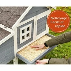 BB-LOISIR Poulailler En Bois Pour Jardin Extérieure Cage Canard Avec Nichoir Cm Modèle: 160 Grand Bonheur 189x100x110 Cm 9 BB-LOISIR Poulailler En Bois Pour Jardin Extérieure Cage Canard Avec Nichoir Cm Modèle: 160 Grand Bonheur 189x100x110 Cm -POULAILLER ET ÉLEVAGE DE LA BASSE-COUR Ventes 50601877 5