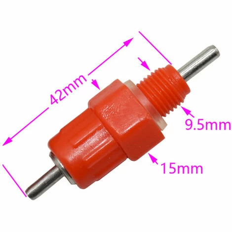 Eau Tetine Poulet Alimentateur Fournitures De Volaille Poule Vis Dans Le Style 5 Pcs, Fontainebleau 2 Eau Tetine Poulet Alimentateur Fournitures De Volaille Poule Vis Dans Le Style 5 Pcs, Fontainebleau – Image 2