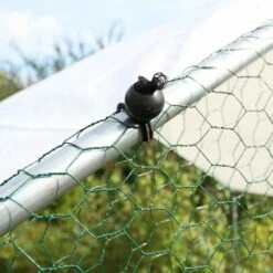 MONSTER SHOP Enclos Poulailler 3m X 4m X 2m - Argent -POULAILLER ET ÉLEVAGE DE LA BASSE-COUR Ventes 53053474 5