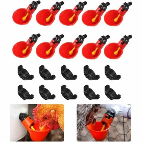 REGALOS 10 Coupes Automatiques Dabreuvoir De Poulet,mangeoire Dabreuvoir Automatique Doiseau De Poule De Poulet-équipement Dalimentation Dabreuvoir De Volaille Pour La Poule De Poulet Doiseau 1 REGALOS 10 Coupes Automatiques Dabreuvoir De Poulet,mangeoire Dabreuvoir Automatique Doiseau De Poule De Poulet-équipement Dalimentation Dabreuvoir De Volaille Pour La Poule De Poulet Doiseau