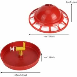 ILOVEMILAN Abreuvoir Poules, Abreuvoir Automatique De Volaille Accessoires Automatique Pour Elevage Poulailler Volaille Mangeoire De Cage De Bol D'eau Potable Abreuvoir Pour Petit Poulet 7 ILOVEMILAN Abreuvoir Poules, Abreuvoir Automatique De Volaille Accessoires Automatique Pour Elevage Poulailler Volaille Mangeoire De Cage De Bol D'eau Potable Abreuvoir Pour Petit Poulet -POULAILLER ET ÉLEVAGE DE LA BASSE-COUR Ventes 54413068 3