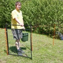 Kerbl Porte Pour Filets De Clôture électrique 95-125 Cm 446518 - Noir -POULAILLER ET ÉLEVAGE DE LA BASSE-COUR Ventes 5449251 3